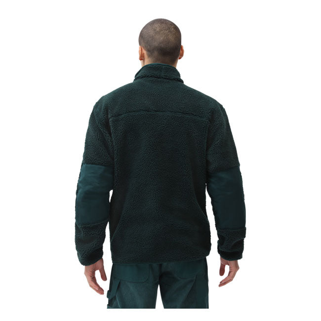 Dickies Red Chute Sherpa Jacket Ponderosa Pine - FREE UK Shipping, FREE 365 Day Returns | Moto Central