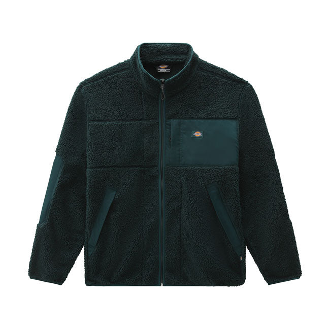 Dickies Red Chute Sherpa Jacket Ponderosa Pine - FREE UK Shipping, FREE 365 Day Returns | Moto Central