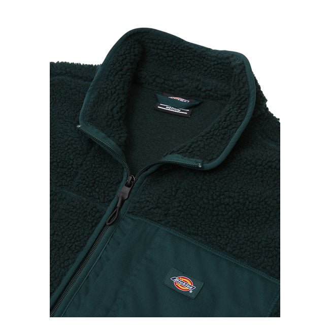 Dickies Red Chute Sherpa Jacket Ponderosa Pine - FREE UK Shipping, FREE 365 Day Returns | Moto Central