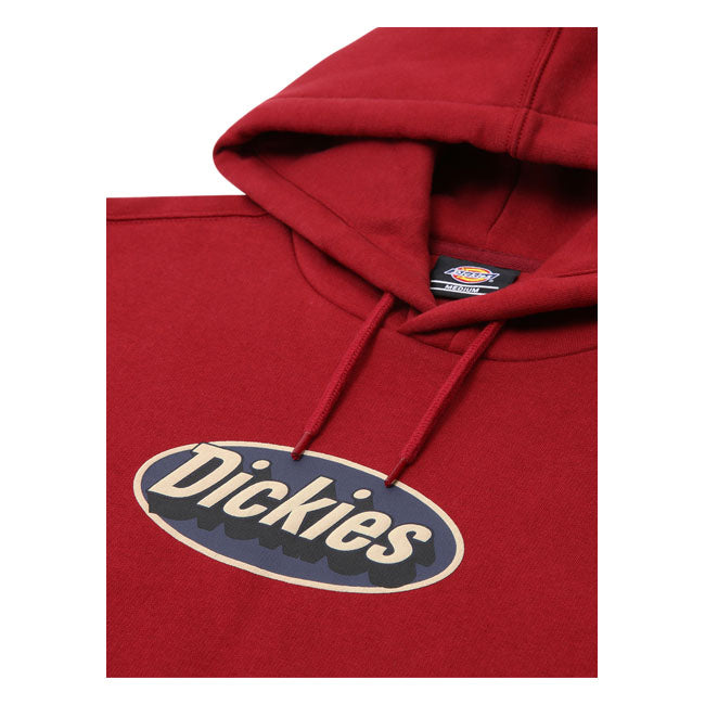 Dickies Saxman Hoodie Biking Red - FREE UK Shipping, FREE 365 Day Returns | Moto Central