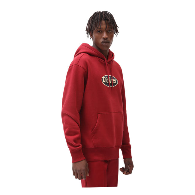 Dickies Saxman Hoodie Biking Red - FREE UK Shipping, FREE 365 Day Returns | Moto Central