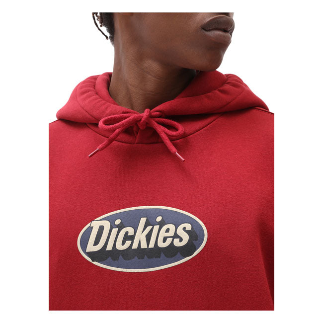 Dickies Saxman Hoodie Biking Red - FREE UK Shipping, FREE 365 Day Returns | Moto Central