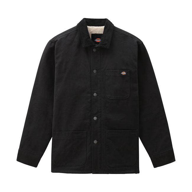 Dickies DC Chore Coat Black - FREE UK Shipping, FREE 365 Day Returns | Moto Central