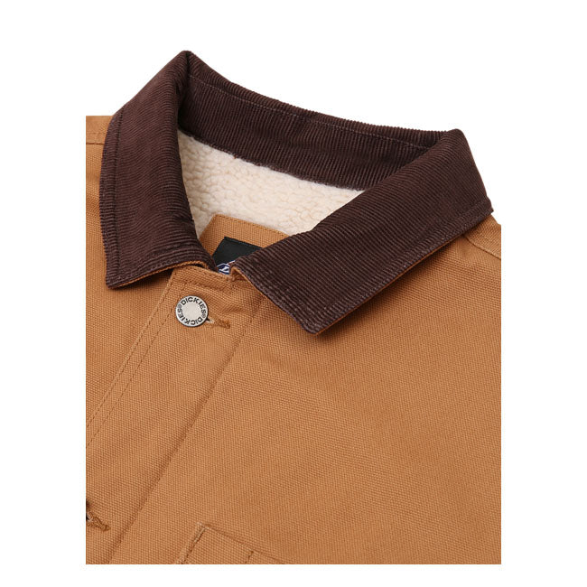 Dickies DC Chore Coat Brown Duck - FREE UK Shipping, FREE 365 Day Returns | Moto Central