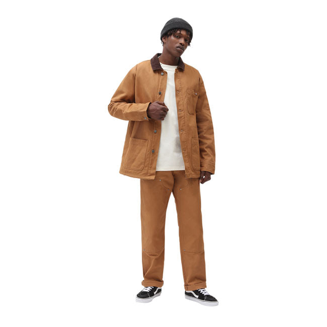 Dickies DC Chore Coat Brown Duck - FREE UK Shipping, FREE 365 Day Returns | Moto Central