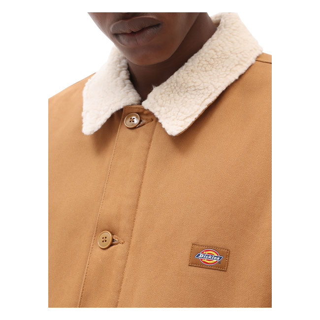 Dickies DC Deck Jacket Brown Duck - FREE UK Shipping, FREE 365 Day Returns | Moto Central