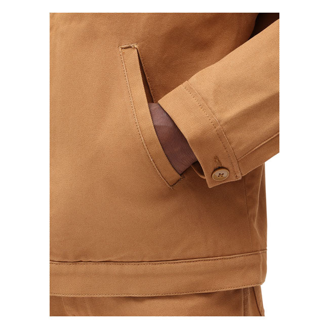 Dickies DC Deck Jacket Brown Duck - FREE UK Shipping, FREE 365 Day Returns | Moto Central