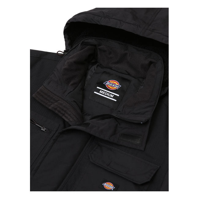 Dickies Glacier View Jacket Black - FREE UK Shipping, FREE 365 Day Returns | Moto Central