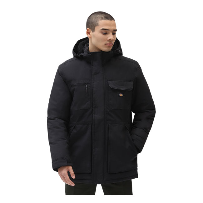 Dickies Glacier View Jacket Black - FREE UK Shipping, FREE 365 Day Returns | Moto Central