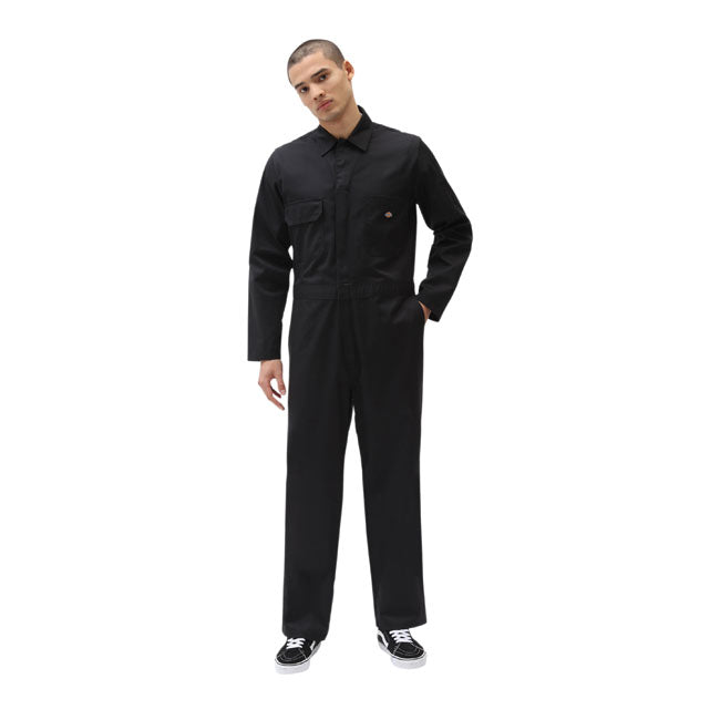 Dickies Haughton Overall Black - FREE UK Shipping, FREE 365 Day Returns | Moto Central