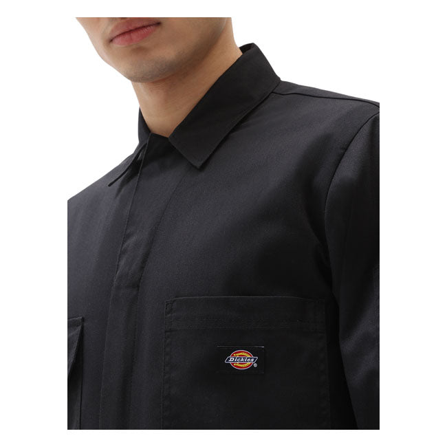 Dickies Haughton Overall Black - FREE UK Shipping, FREE 365 Day Returns | Moto Central