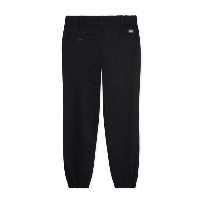 Dickies Twill Jogger Trouser Black - FREE UK Shipping, FREE 365 Day Returns | Moto Central