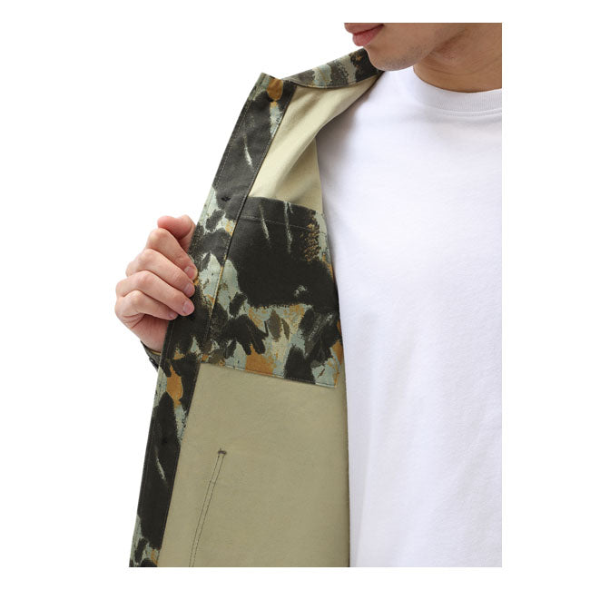 Dickies Crafted Camo Overshirt Camouflage - FREE UK Shipping, FREE 365 Day Returns | Moto Central