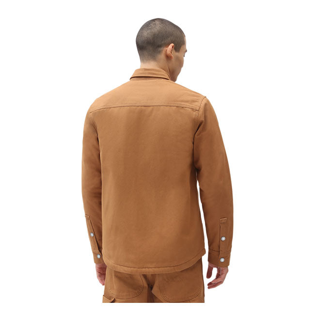 Dickies DC Shacket Shirt Brown Duck - FREE UK Shipping, FREE 365 Day Returns | Moto Central