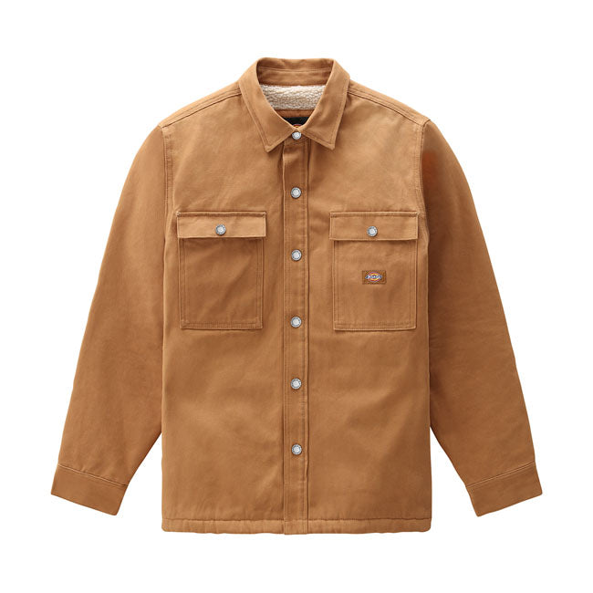 Dickies DC Shacket Shirt Brown Duck - FREE UK Shipping, FREE 365 Day Returns | Moto Central