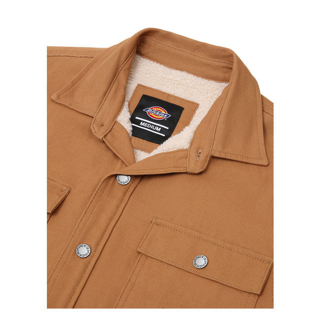 Dickies DC Shacket Shirt Brown Duck - FREE UK Shipping, FREE 365 Day Returns | Moto Central