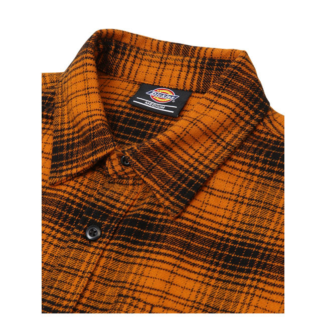 Dickies Evansville Shirt Pumpkin Spice - FREE UK Shipping, FREE 365 Day Returns | Moto Central