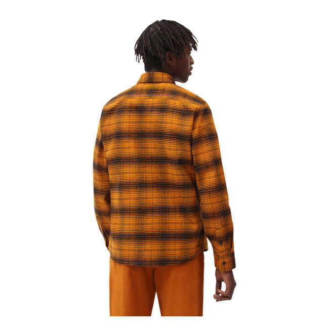 Dickies Evansville Shirt Pumpkin Spice - FREE UK Shipping, FREE 365 Day Returns | Moto Central