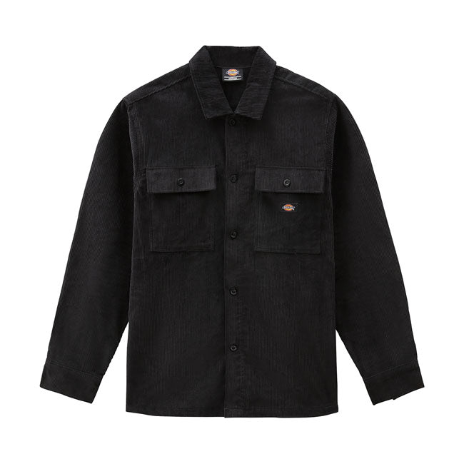 Dickies Higginson Shirt Black - FREE UK Shipping, FREE 365 Day Returns | Moto Central