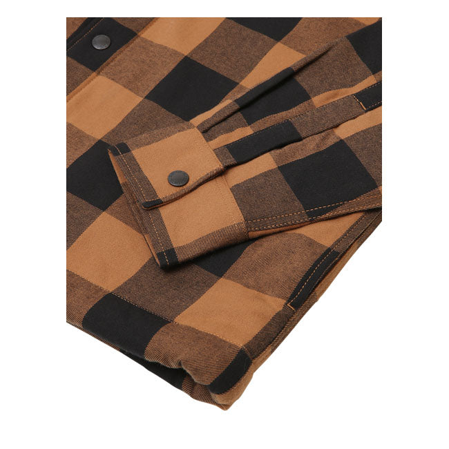 Dickies Sherpa Lined Sacramento Shirt Brown Duck - FREE UK Shipping, FREE 365 Day Returns | Moto Central