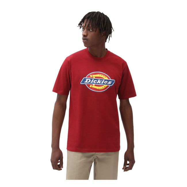 Dickies Icon Logo T-Shirt Biking Red - FREE UK Shipping, FREE 365 Day Returns | Moto Central