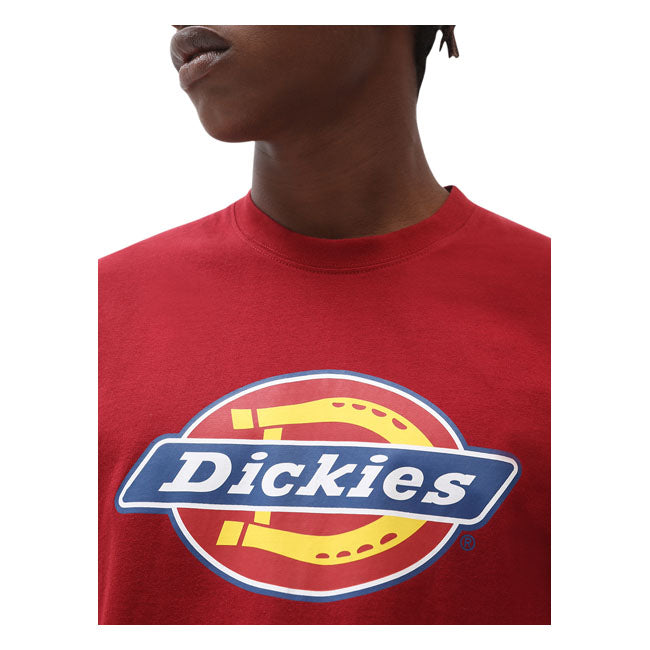 Dickies Icon Logo T-Shirt Biking Red - FREE UK Shipping, FREE 365 Day Returns | Moto Central