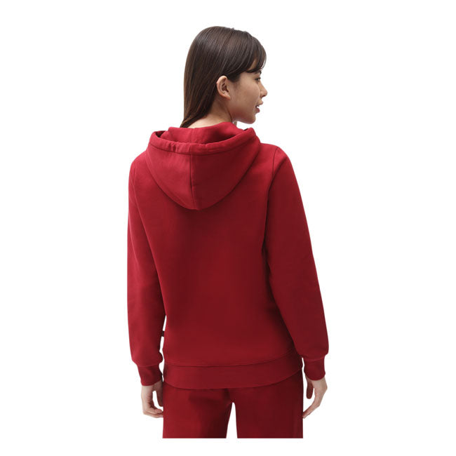 Dickies Icon Logo Ladies Hoodie Biking Red