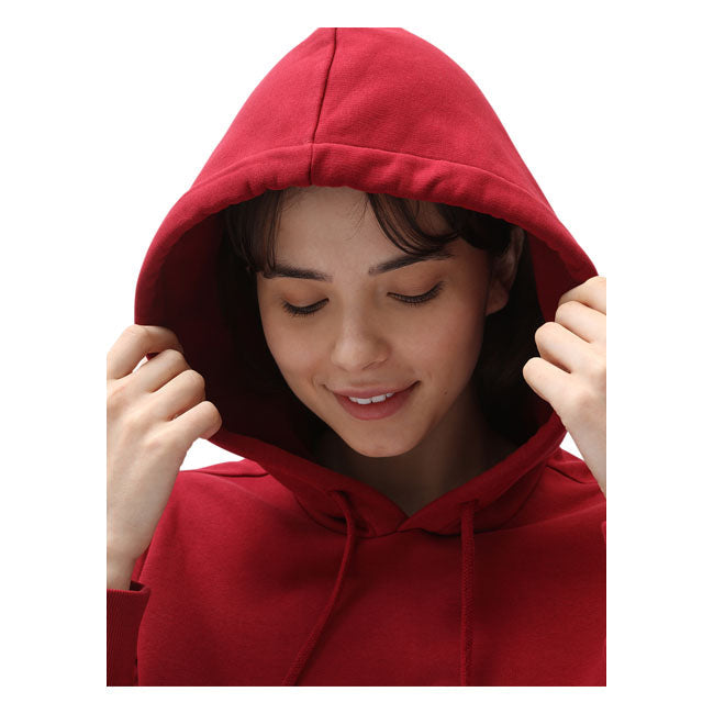 Dickies Icon Logo Ladies Hoodie Biking Red