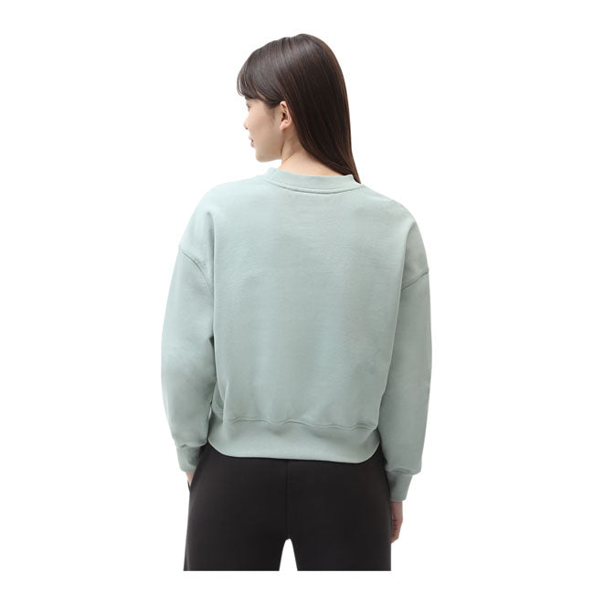 Dickies Loretto Boxy Ladies Sweatshirt Jadeite - FREE UK Shipping, FREE 365 Day Returns | Moto Central