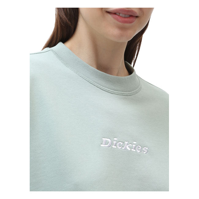 Dickies Loretto Boxy Ladies Sweatshirt Jadeite - FREE UK Shipping, FREE 365 Day Returns | Moto Central