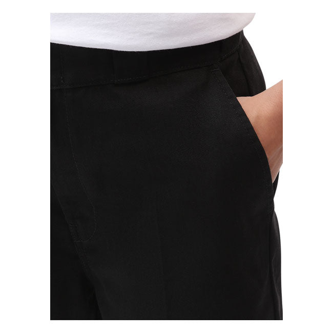 Dickies Elizaville Ladies Trouser Black - FREE UK Shipping, FREE 365 Day Returns | Moto Central