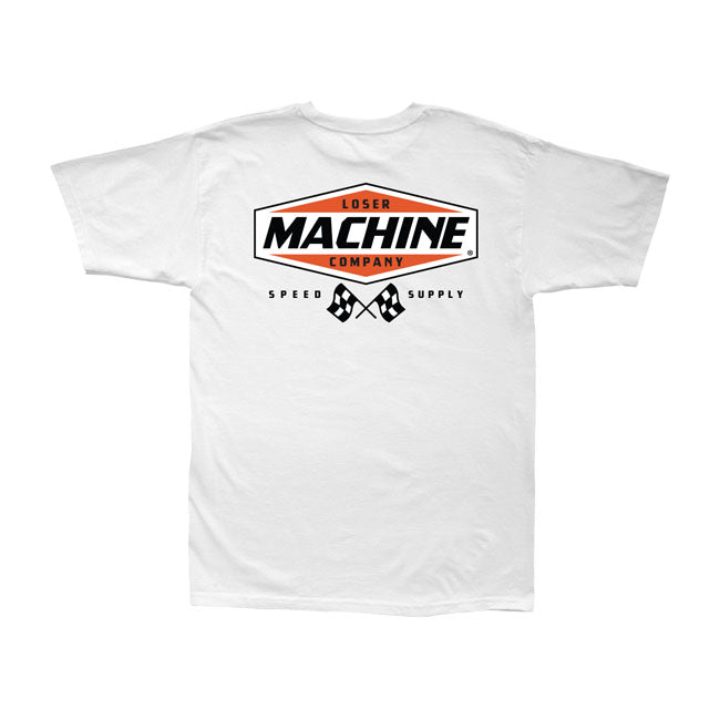 Loser Machine Overdrive Cotton T-Shirt White