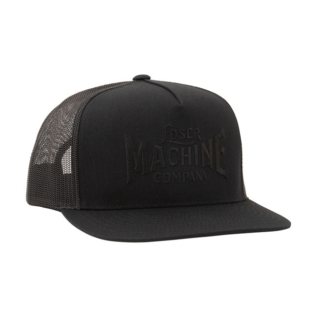 Loser Machine Stacked Trucker Cap Black