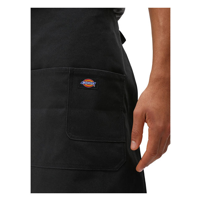 Dickies Bistro Apron Black - FREE UK Shipping, FREE 365 Day Returns | Moto Central