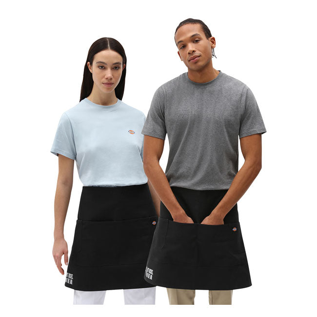 Dickies Bistro Apron Black - FREE UK Shipping, FREE 365 Day Returns | Moto Central