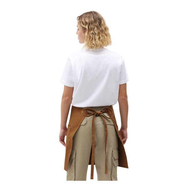 Dickies Bistro Apron Brown Duck - FREE UK Shipping, FREE 365 Day Returns | Moto Central