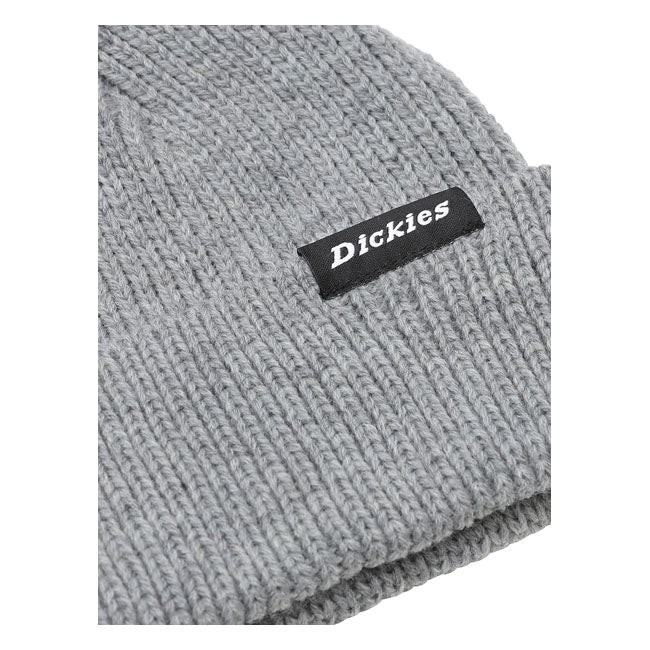 Dickies Woodworth Beanie Grey Melange - FREE UK Shipping, FREE 365 Day Returns | Moto Central