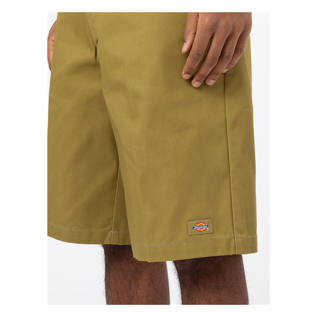 Dickies 13 Inch Multi Pocket Work Shorts Green Moss - FREE UK Shipping, FREE 365 Day Returns | Moto Central