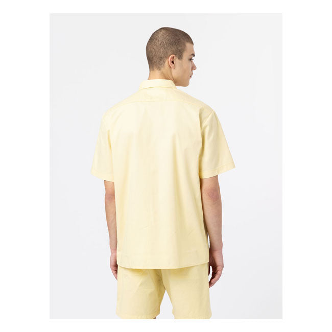 Dickies Work Shirt Rec Pale Banana - FREE UK Shipping, FREE 365 Day Returns | Moto Central