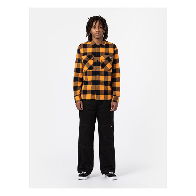 Dickies New Sacramento Shirt Golden Ochre - FREE UK Shipping, FREE 365 Day Returns | Moto Central