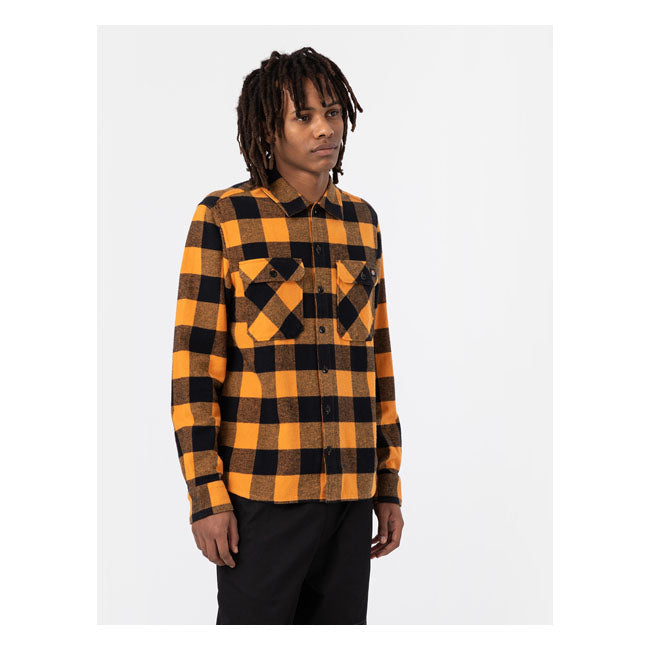 Dickies New Sacramento Shirt Golden Ochre - FREE UK Shipping, FREE 365 Day Returns | Moto Central