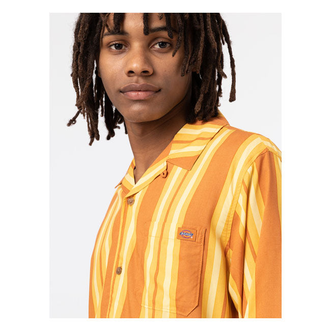 Dickies Lynnwood Shirt Pale Banana - FREE UK Shipping, FREE 365 Day Returns | Moto Central