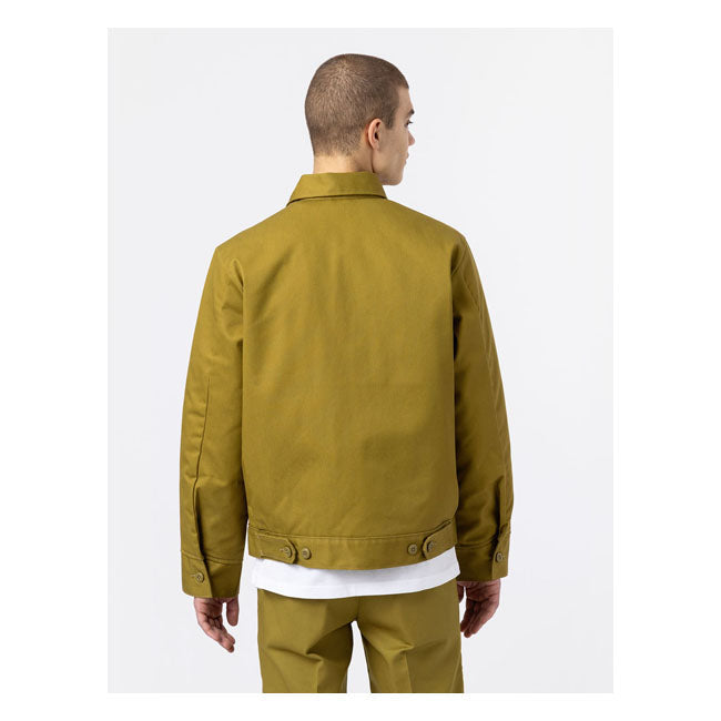 Dickies Lined Eisenhower Jacket Green Moss - FREE UK Shipping, FREE 365 Day Returns | Moto Central