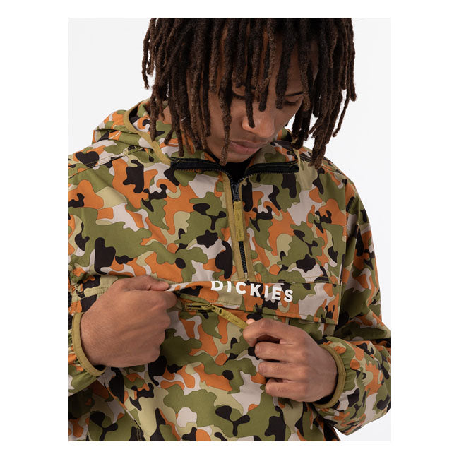 Dickies Pacific Packable Jacket Artondale Camo - FREE UK Shipping, FREE 365 Day Returns | Moto Central