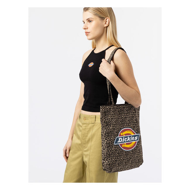 Dickies Icon Tote Bag Leopard Print - FREE UK Shipping, FREE 365 Day Returns | Moto Central