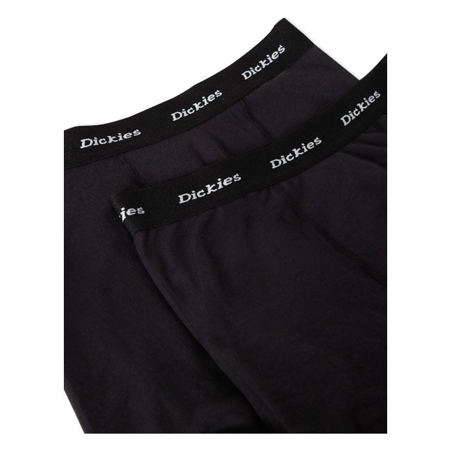 Dickies 2 Pack Trunks Black - FREE UK Shipping, FREE 365 Day Returns | Moto Central