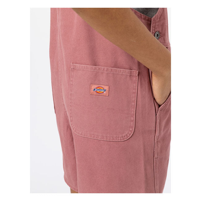 Dickies DC Shorts Ladies Bib Withered Rose - FREE UK Shipping, FREE 365 Day Returns | Moto Central