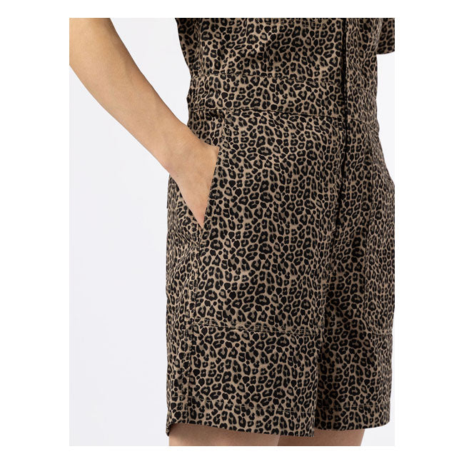 Dickies Silver Firs Ladies Shortsall Leopard Print