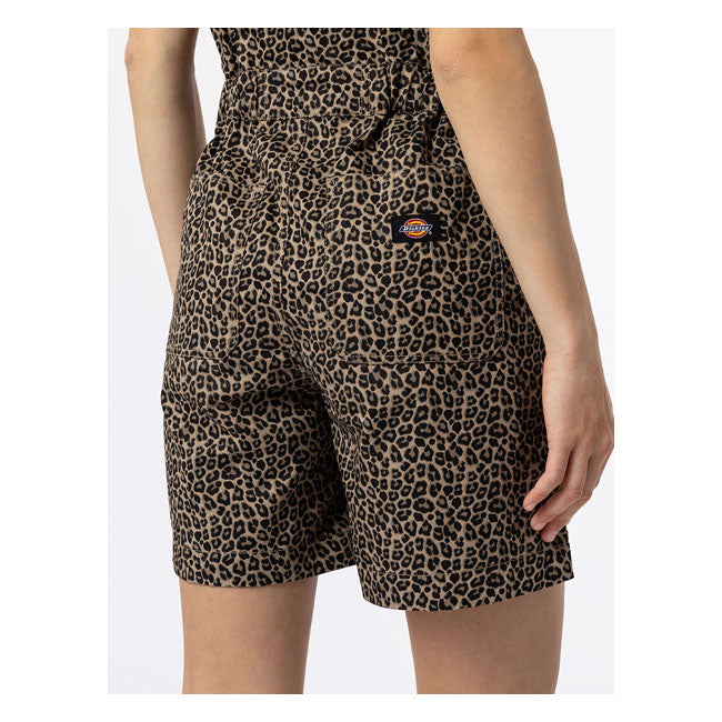 Dickies Silver Firs Ladies Shortsall Leopard Print