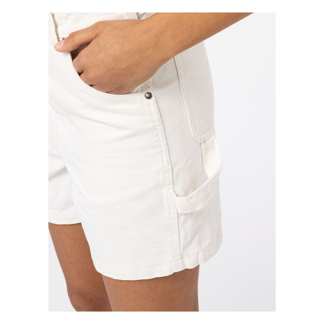 Dickies DC Carpenter Ladies Shorts Cloud - FREE UK Shipping, FREE 365 Day Returns | Moto Central